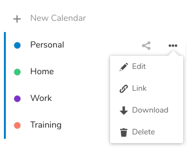 Edit calendar